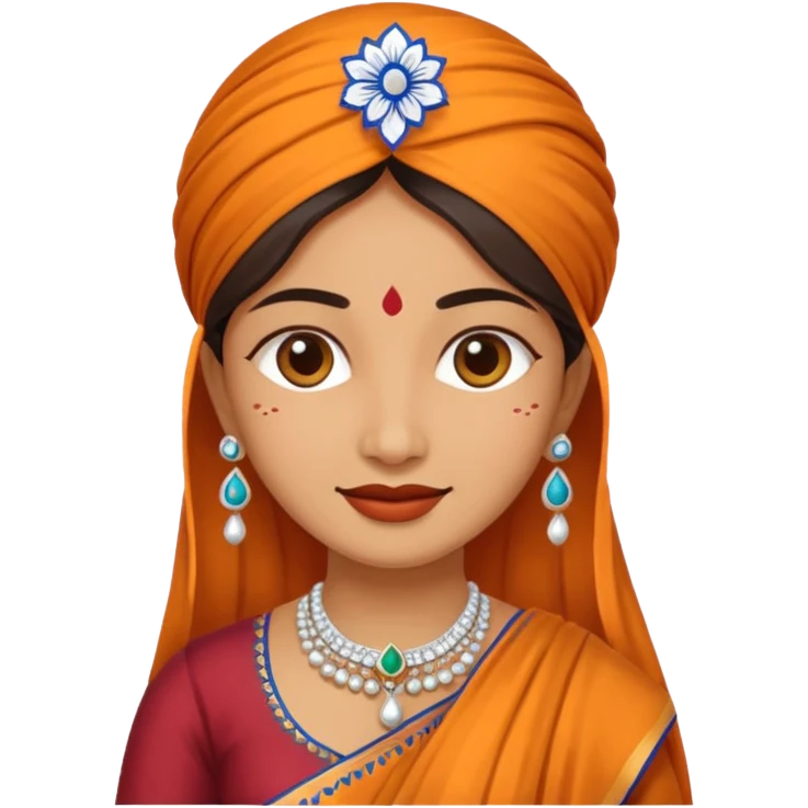 India woman emoji