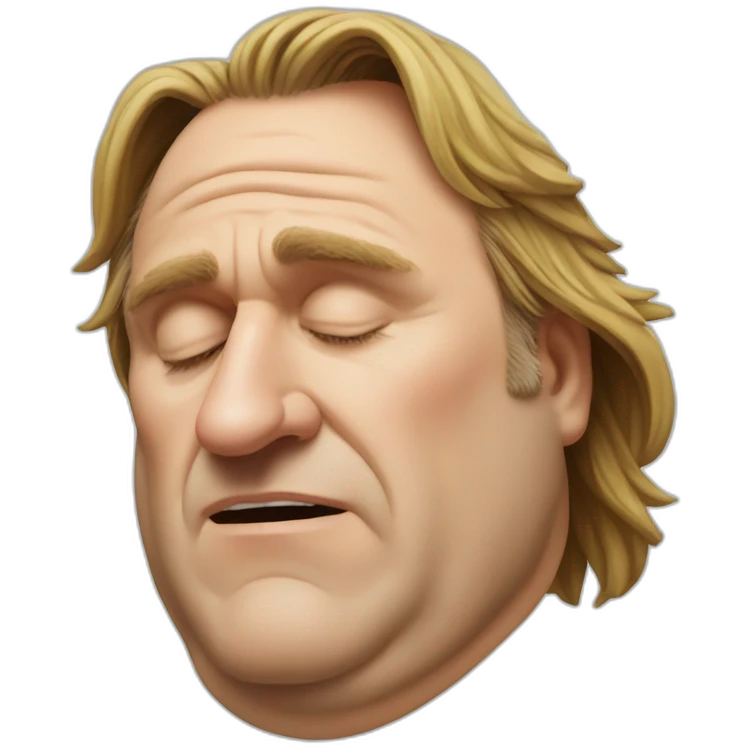 Depardieu sleep emoji