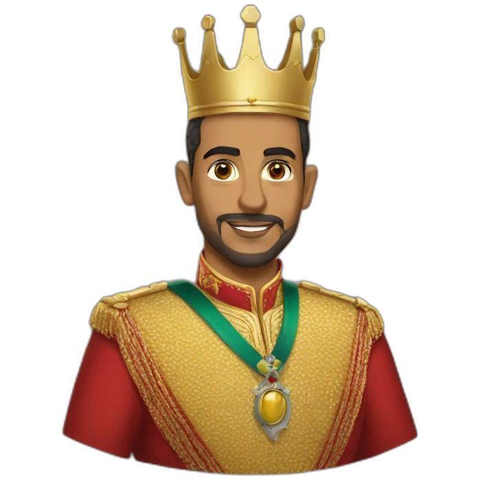 King of morocco emoji