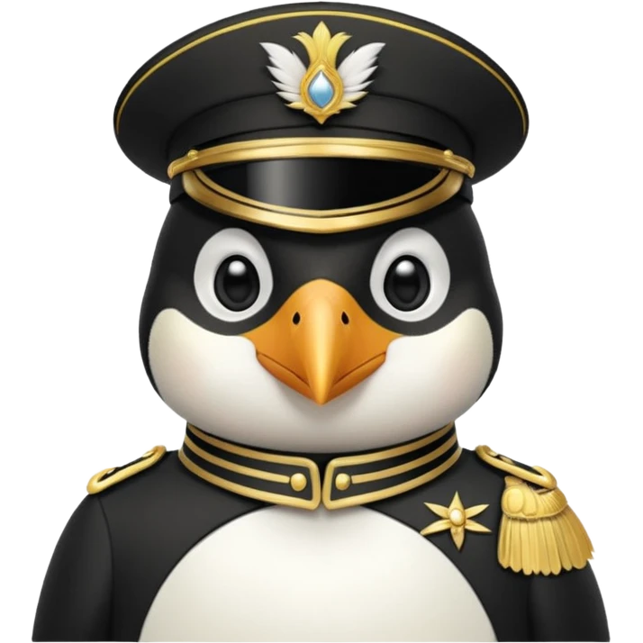 luxurious penguin soldier emoji