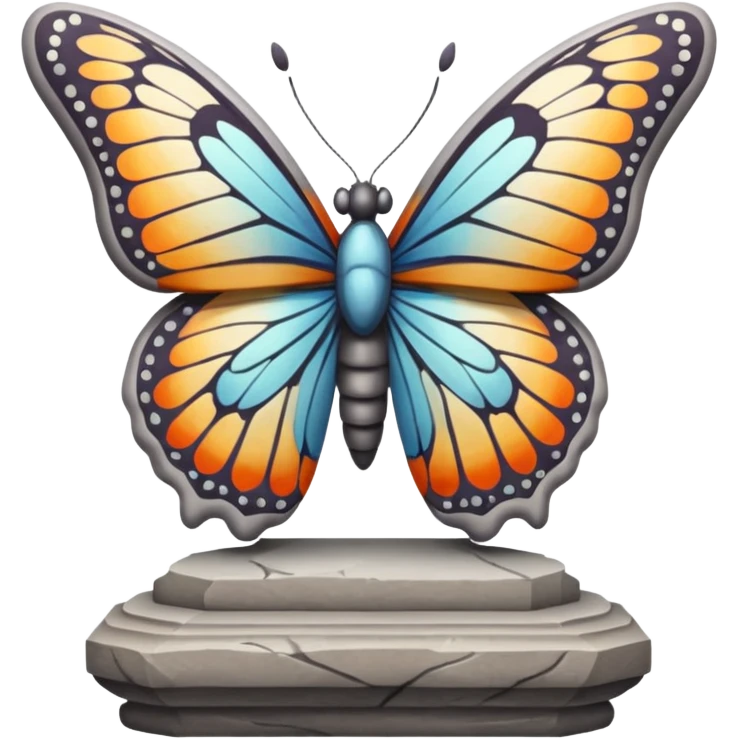 🗿🦋 emoji