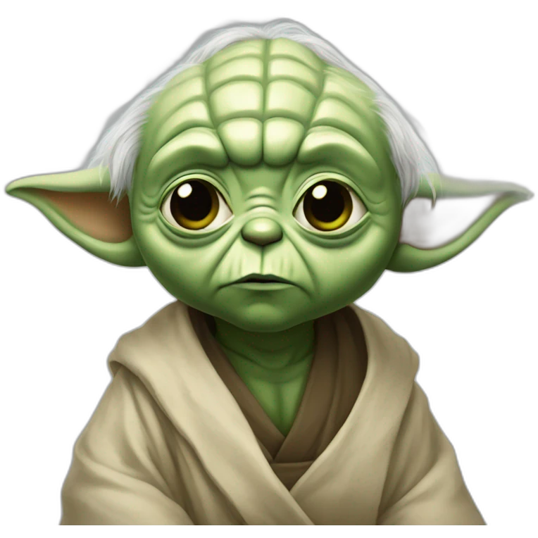 Bebe yoda triste emoji