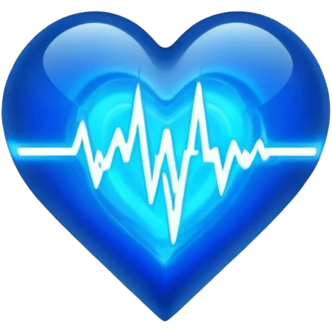 plasma energy electro heart shaped emoji