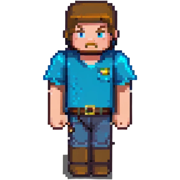 Minecraft Steve character emoji