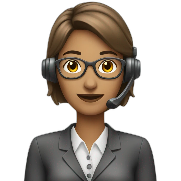 woman teleoperator emoji