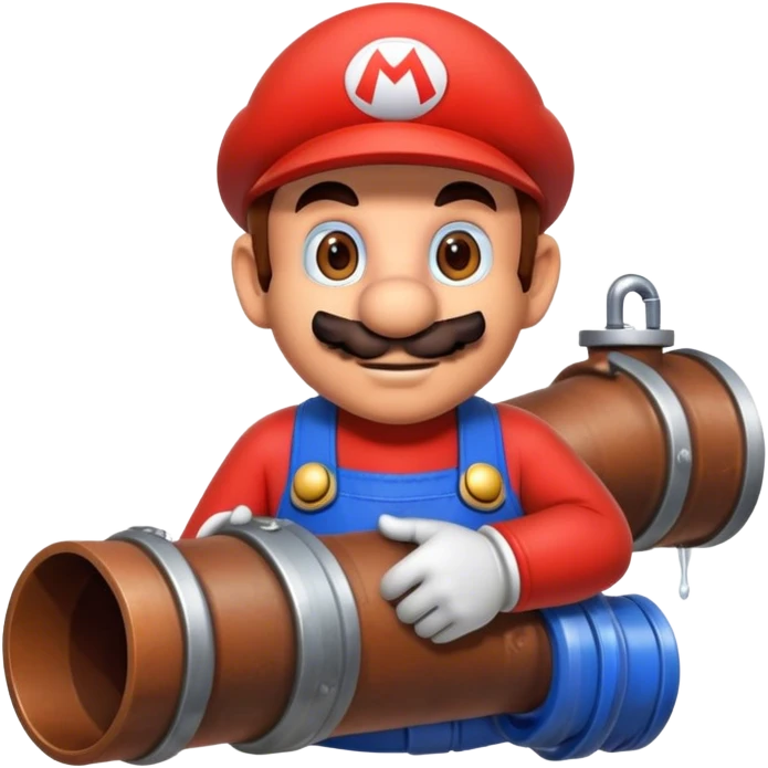 mario plumbing pipe emoji