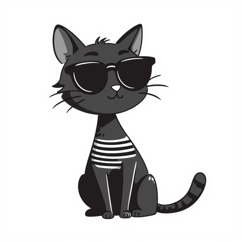 cat wearing sunglasses emoji