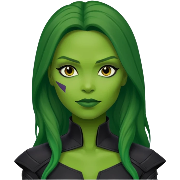 gamora from Guardians of the Galaxy movie emoji