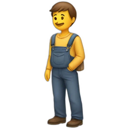 person taking pockets out to show they are empty emoji
