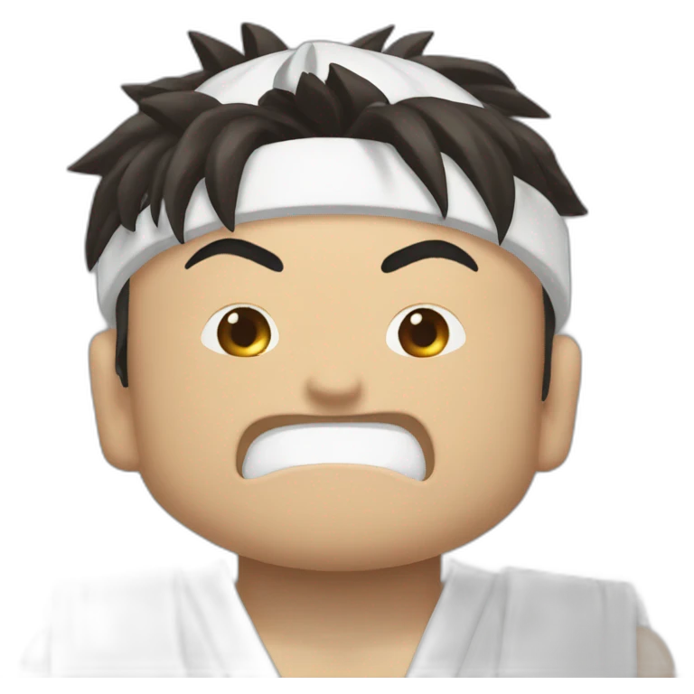 ryu reaction face about to get punched emoji