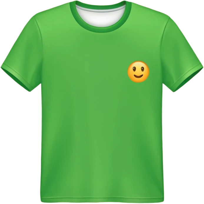 green t-shirt emoji