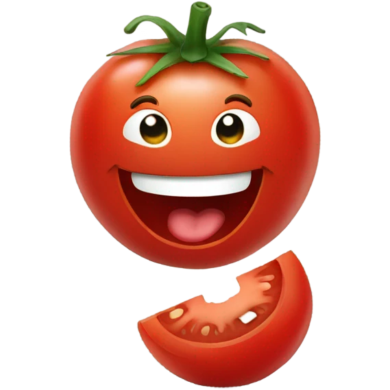 Tomato laughing  emoji