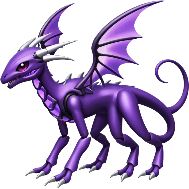 Shiny Genesect-Miraidon-Lunala-Fakémon-hybrid-creature (full body)  emoji