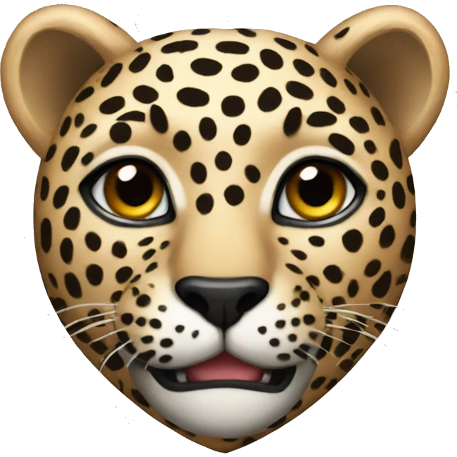 leopard heart emoji