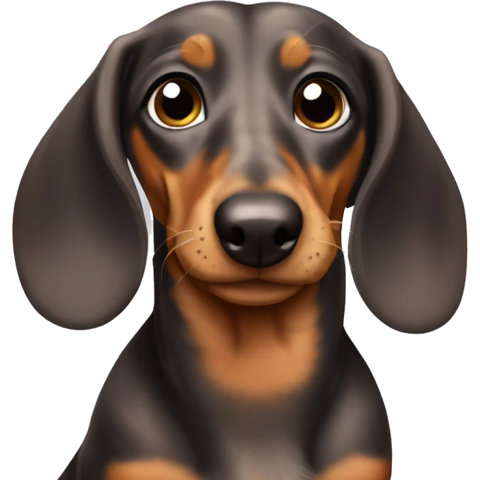 Dapple dachund emoji