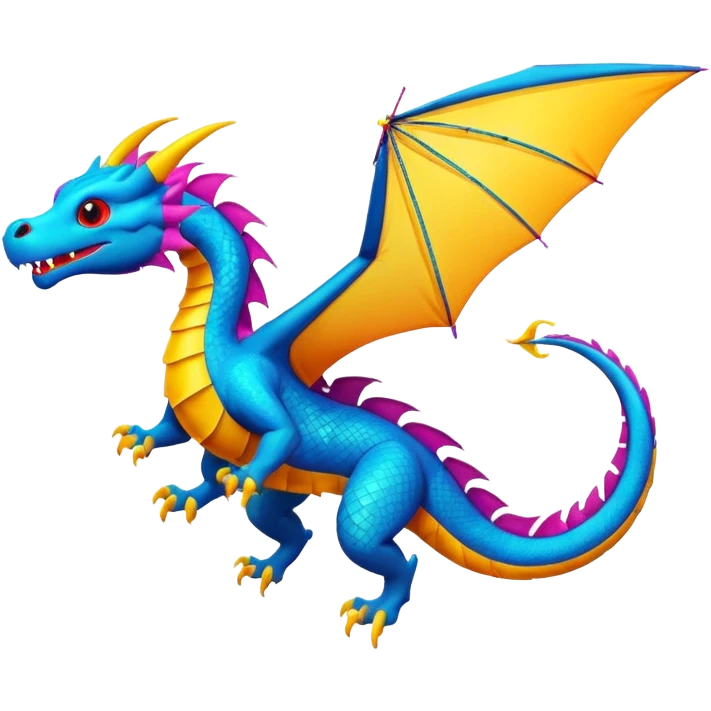 dragon shape kite emoji