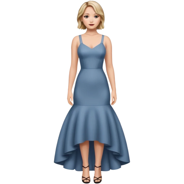 Jennifer Lawrence, full body portrait  emoji