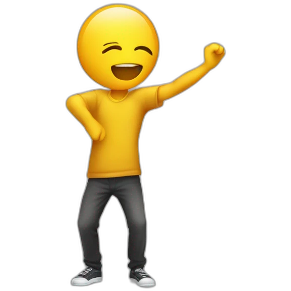 A person is doing a dab emoji