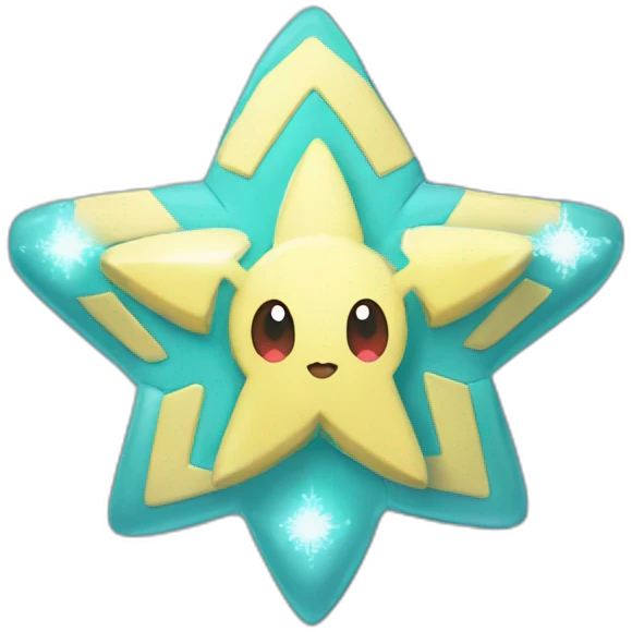 Pokemon Jirachi Badge Winter Slowflake GiftBox 2023 emoji