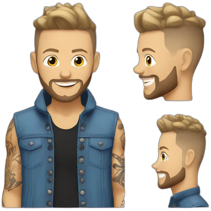 M. Pokora  emoji