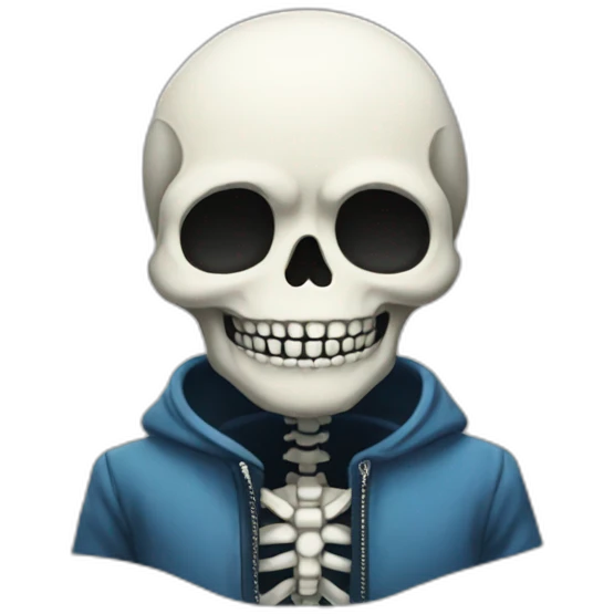 Sans the skeleton from undertale emoji