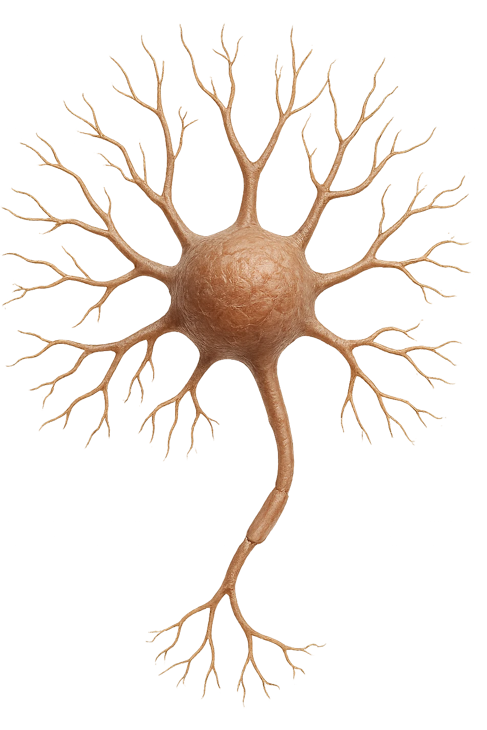 neurone umano anatomico iperrealistica in 3d emoji