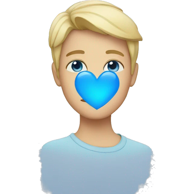 blue heart emoji