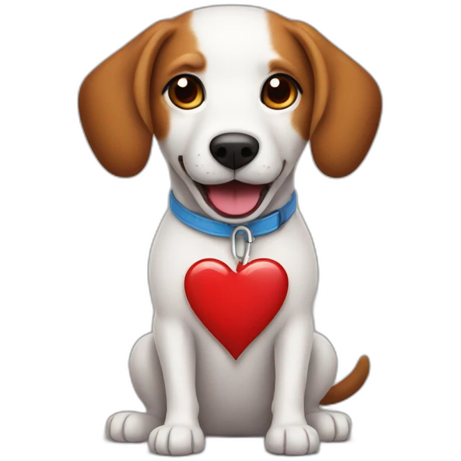 dog as blood donor emoji