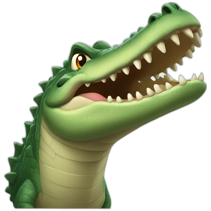 dangerous, scary crocodile emoji