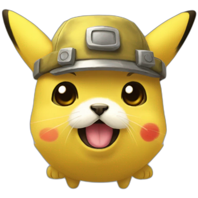 Pickachu sur Napoléon emoji
