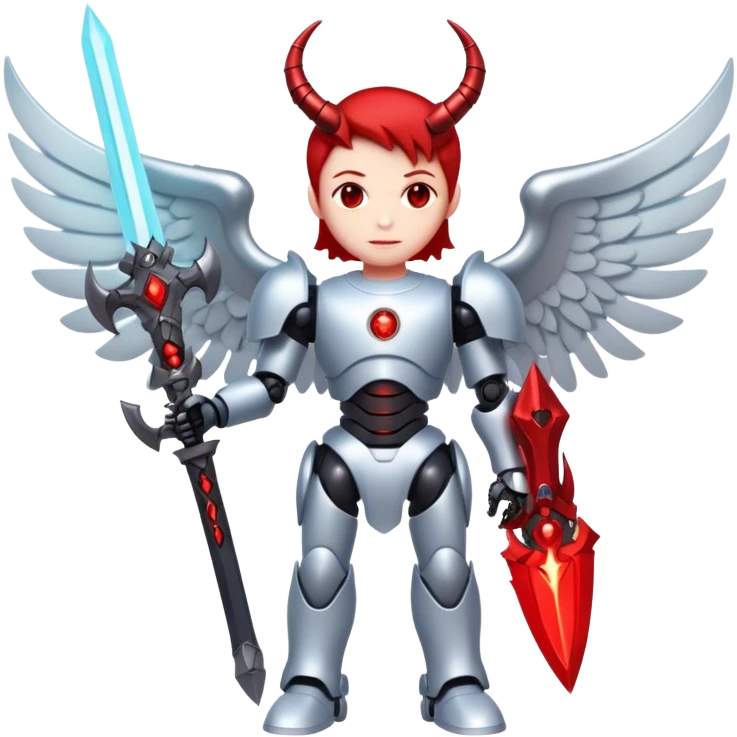 Ultimate angel x devil x robot x elemental sword emoji