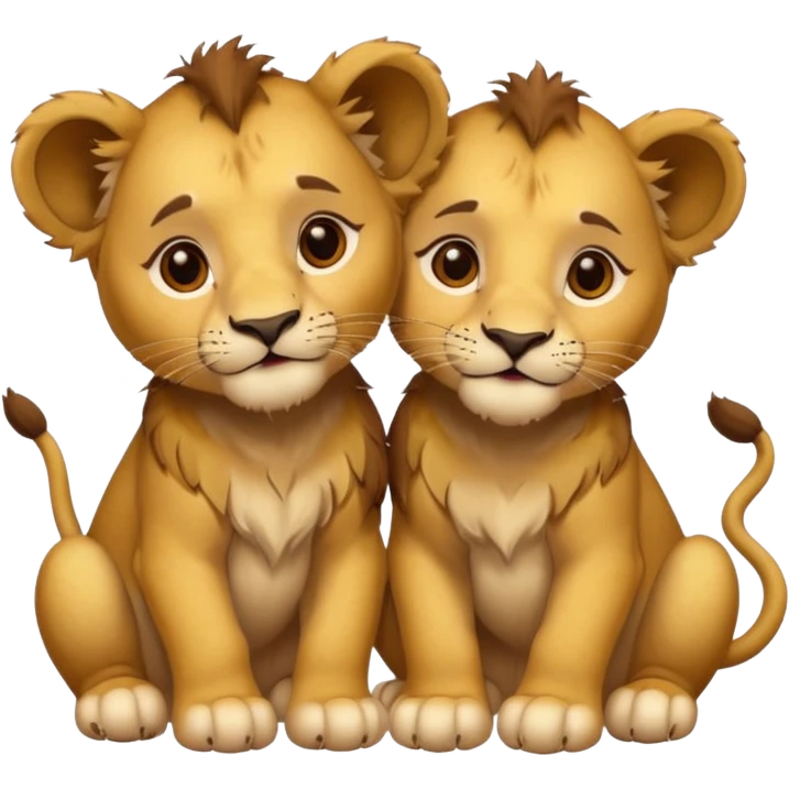 a lion cup twins  emoji