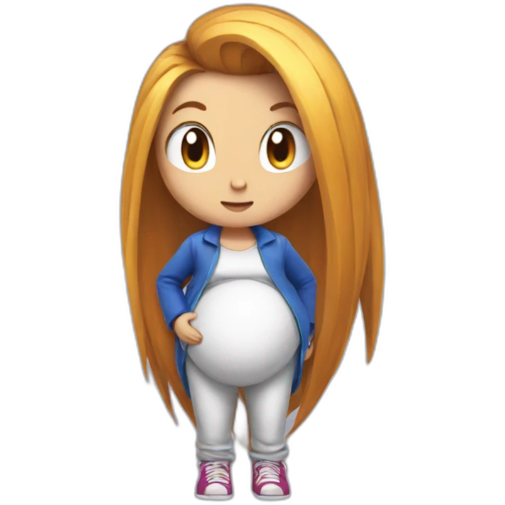 pregnant sonic emoji