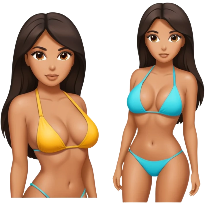 Kim K bikini emoji