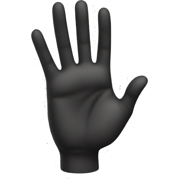 hand sign says "hello" emoji