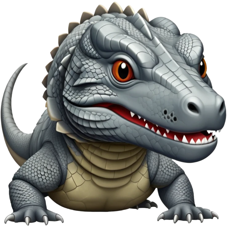 komodo dragon grey emoji