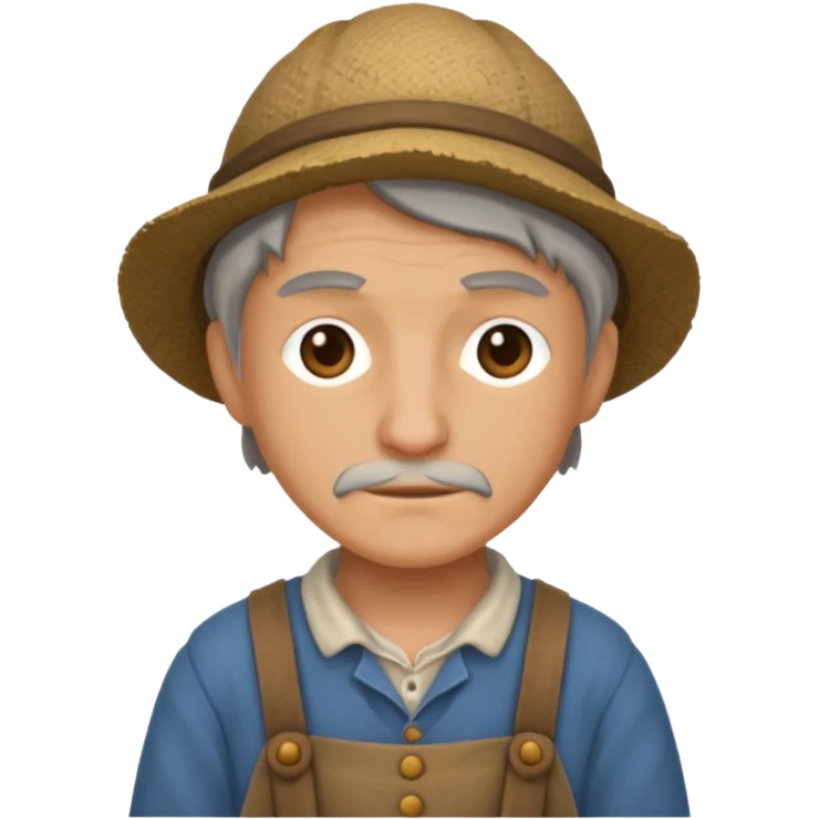 peasant  emoji