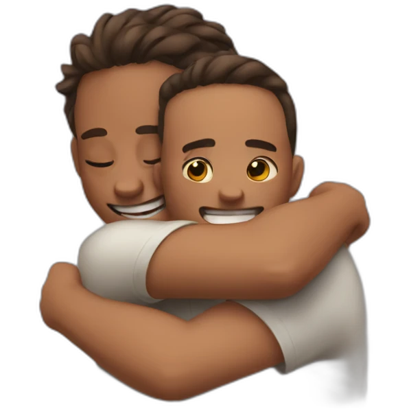 Hug love emoji