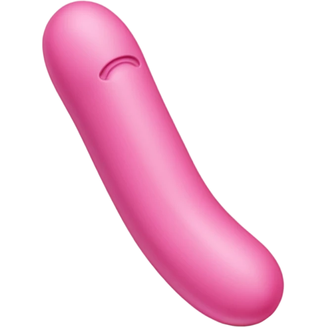 A pink penis shipped dildo emoji