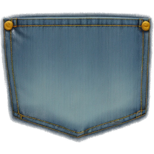 Light wash denim pants emoji