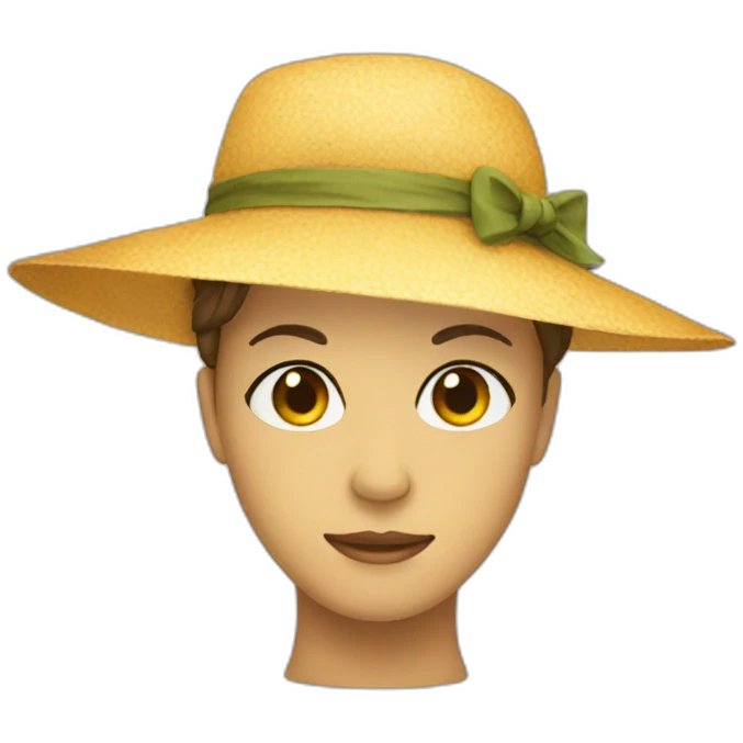 sunhat emoji
