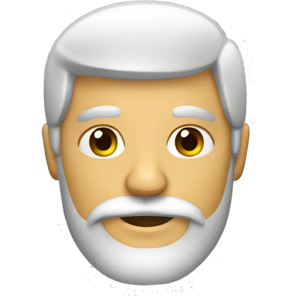 hombre con barba emoji