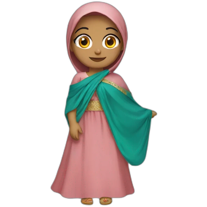 Arabic dress emoji
