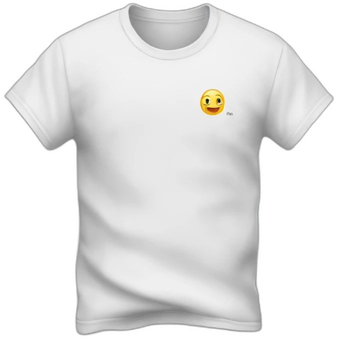 t-shirt with printed text "NENNO" emoji