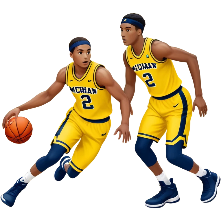 MICHIGAN wolverines basketball emoji