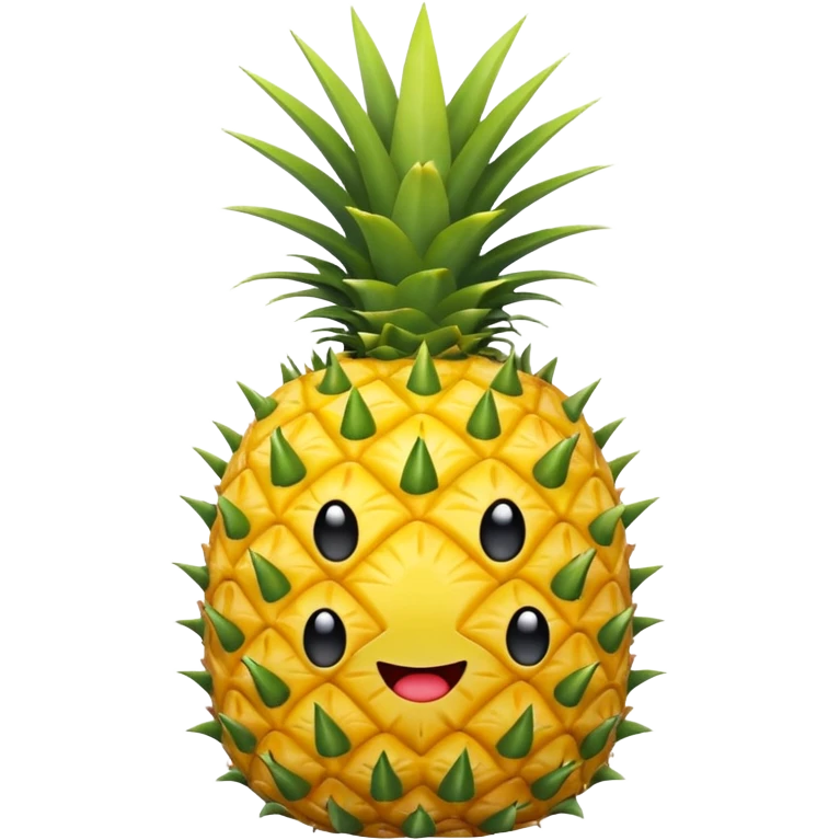 Pineapple silly emoji