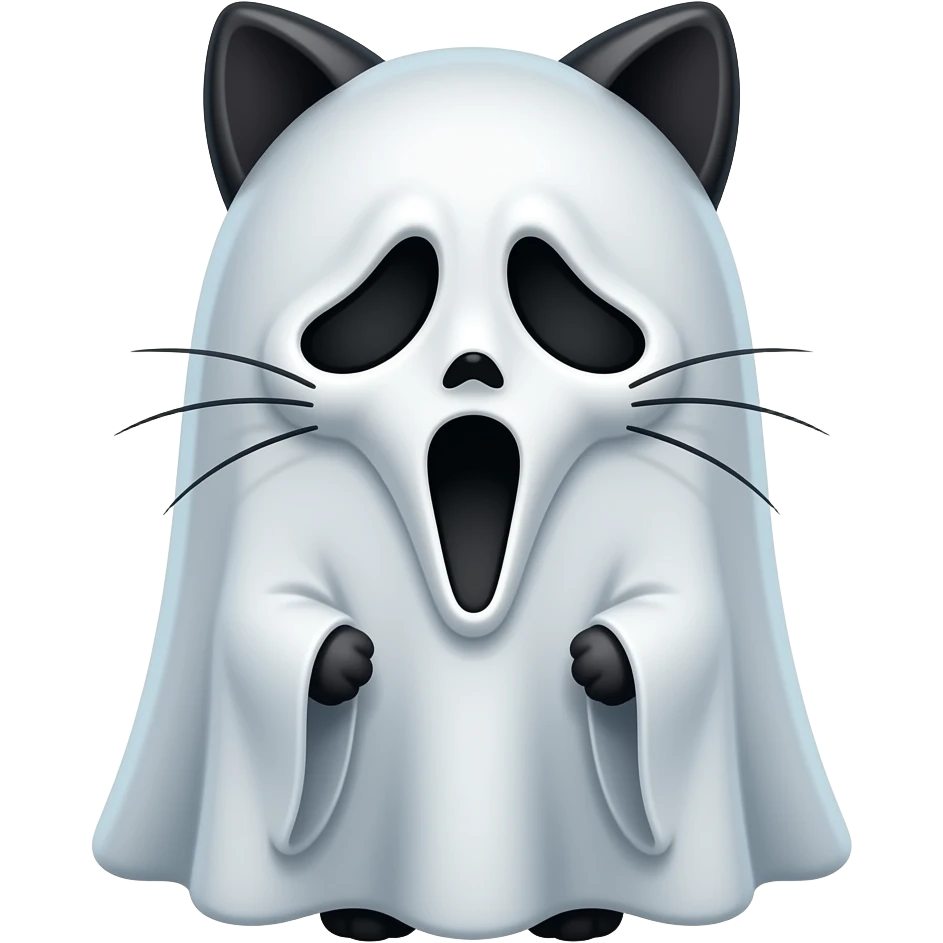 ghostface kitty emoji