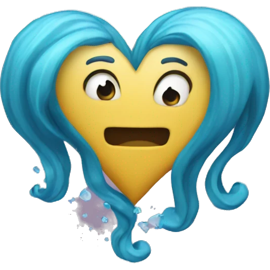 Aquarius heart emoji