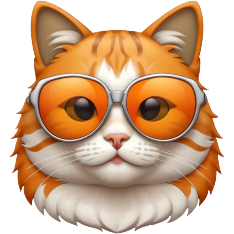 Cat wearing sunglasses emoji