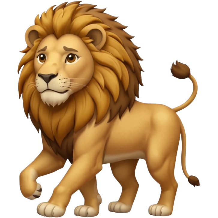 lion walking emoji